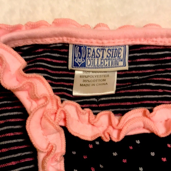 Dog Dress with Pink taffeta ruffled pants - Picture 4 of 6